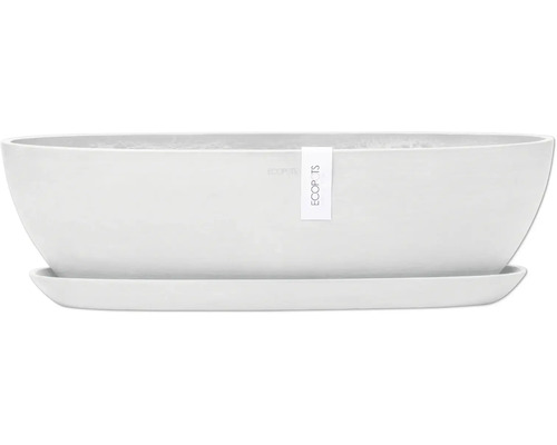 Oblong Pflanzgefäß mit Untersetzer