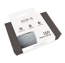 Ecopots Reparaturschwamm mit einer Körnung von 150 zum Ausbessern von Kratzern, Schmutz und Flecken sowie zur Mooskontrolle
