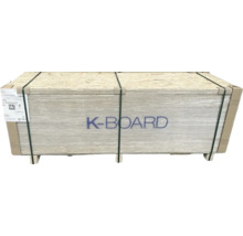 Verpackte OSB-Platten auf einer Palette, K-Board