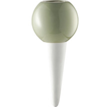 Keramikvase mit Kugelform und kegelförmigem Sockel