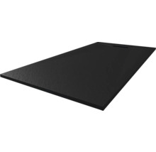 Schwarze Duschwanne aus Steinzeug