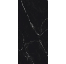 Schwarze Fliese mit Marmoroptik