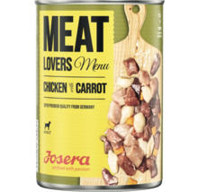 Josera Nassfutter für Hunde mit Huhn und Karotte in einer Dose
