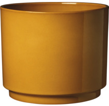 Gelber Blumentopf aus Keramik