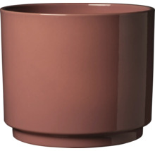 Zylindrischer Blumentopf aus Keramik