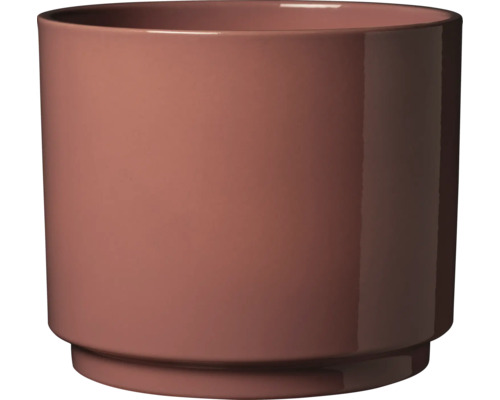 Zylindrischer Blumentopf aus Keramik