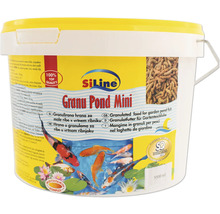 Siline Granu Pond Mini Teichfutter in einer gelben Dose