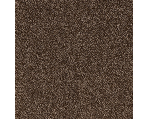 Teppichboden Shaggy Leila braun FB44 400 cm breit (Meterware) Nahaufnahme eines braunen Teppichs