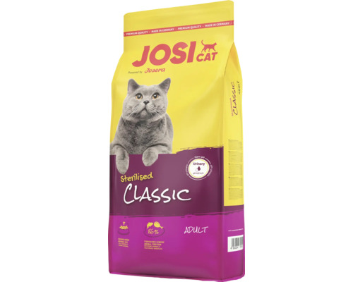 Katzenfutter trocken Josera Sterilised Classic 10 kg Josi Cat Sterilised Classic Trockenfutter für ausgewachsene Katzen