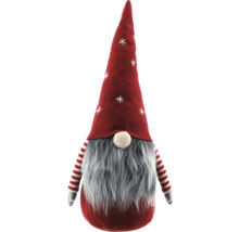 Dekorativer Weihnachtswichtel mit roter Mütze und Bart