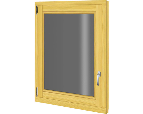 Holzfenster RORO Fichte 780x980 mm Links Holzfenster mit Griff