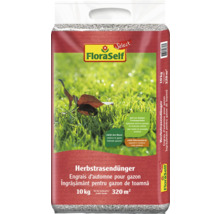 FloraSelf Herbstrasendünger, 10 kg, für 320 Quadratmeter Rasenfläche