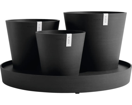 Blumenkasten Set mit Untersetzer