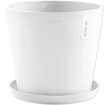 Blumentopf aus Kunststoff mit Untersetzer