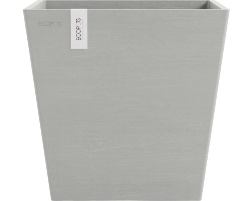 Vierckiger Pflanzkübel aus Kunststoff