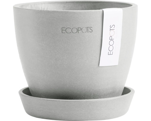 Ecopots Blumentopf mit Untersetzer