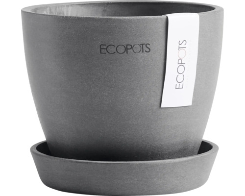 Ecopots Blumentopf mit Untersetzer