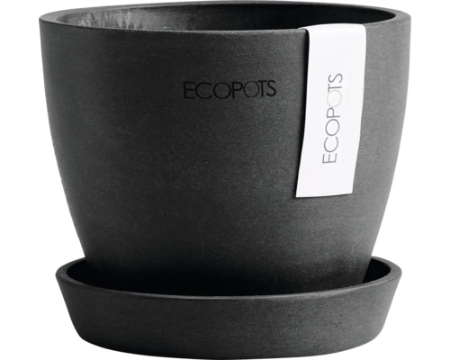 Ecopots Blumentopf mit Untersetzer