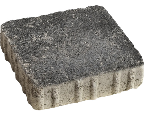 DOM Pflaster Antik Anthrazit 21x21x6 cm Grauer Pflasterstein für den Garten