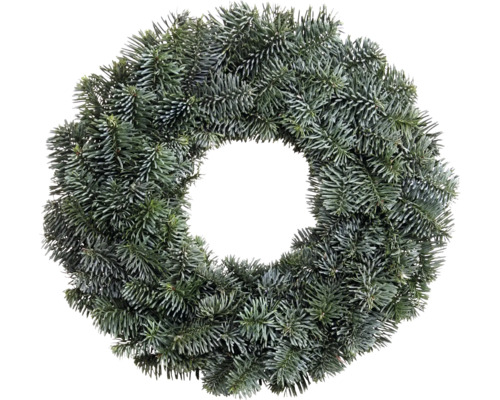 Adventskranz Nobiliskranz ca. Ø 30 cm Selection Tellerkranz frisch gebunden, echte Konifere Tannenkranz aus echten Tannenzweigen
