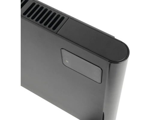 Detailansicht eines elektrischen Heizkörpers.