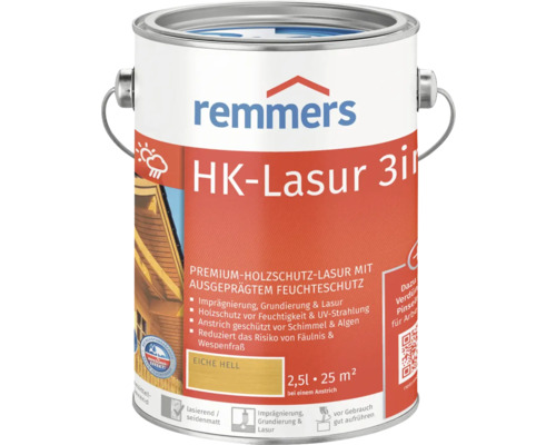 HK-Lasur Remmers eiche hell 2,5 l