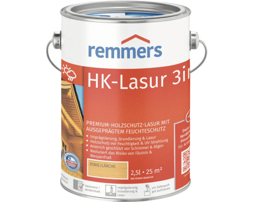 HK-Lasur Remmers pinie/lärche 2,5 l