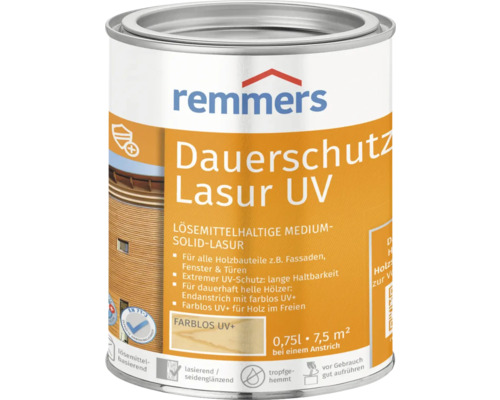 Langzeit-Lasur Remmers UV farblos 750 ml