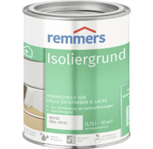 Remmers Isoliergrund, ein Voranstrich für helle Deckfarben und Lacke in einem Metalleimer