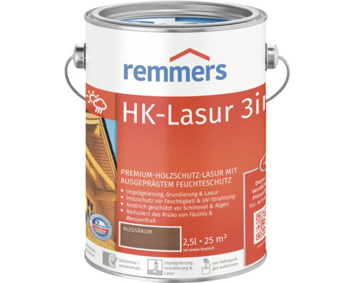 HK-Lasur Remmers nussbaum 2,5 l