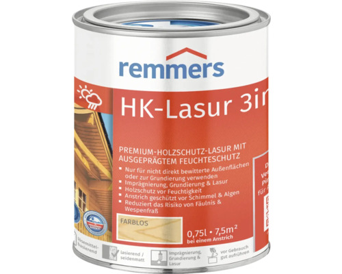 HK-Lasur Remmers farblos 750 ml