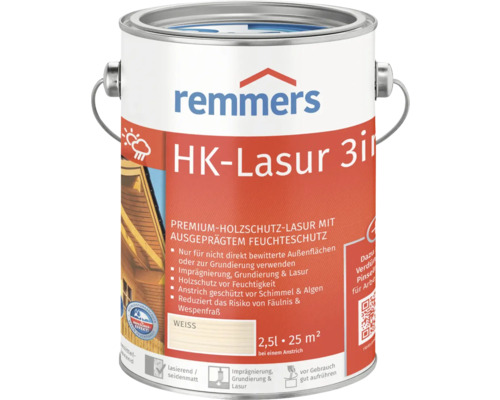 HK-Lasur Remmers weiß 2,5 l