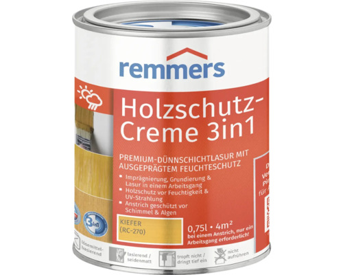 Holzschutz-Creme Remmers kiefer 750 ml