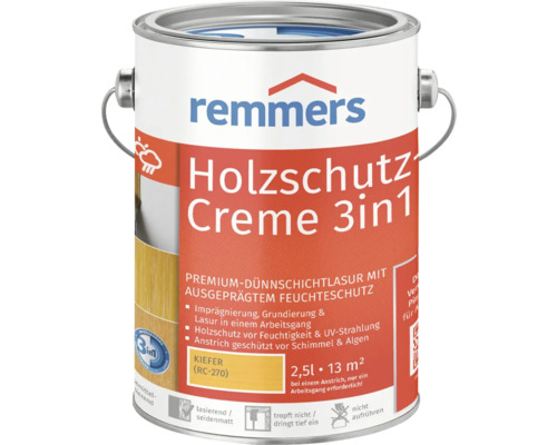 Holzschutz-Creme Remmers kiefer 2,5 l