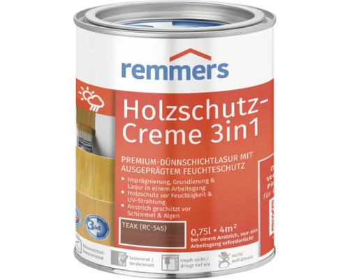 Holzschutz-Creme Remmers teak 750 ml