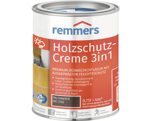 Holzschutz-Creme Remmers palisander 750 ml