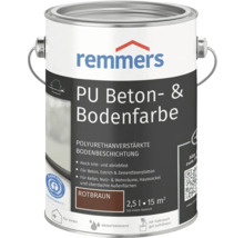 Remmers PU Beton- und Bodenfarbe im Eimer, rotbraun, 2,5 Liter