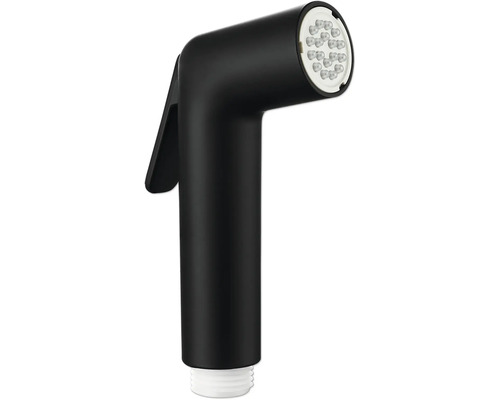 Bidetarmatur in Schwarz mit Brausekopf