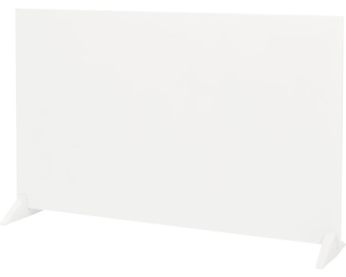 Freistehende, rechteckige Acrylglasplatte als Raumteiler