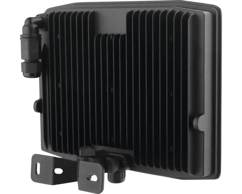 LED-Strahler mit Kühlrippen und Montagehalterung