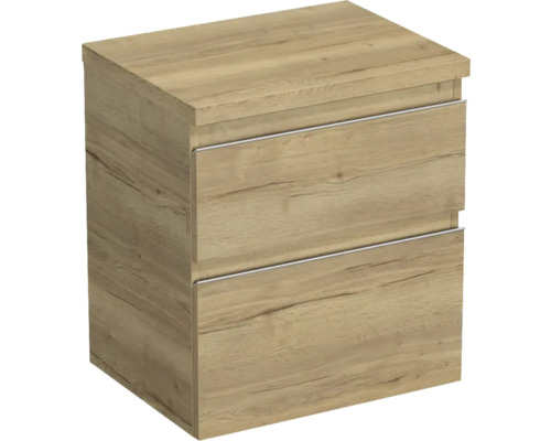 Waschtischunterschrank Jungborn Trenta 56,7x64,6x44,5 cm eiche holzdekor TRE DESK 60 2Z S 80