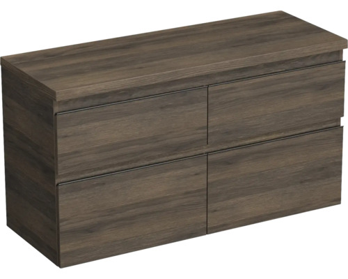 Waschtischunterschrank Jungborn Trenta 116,7x64,6x44,5 cm eiche holzdekor TRE DESK 120D 4Z B 25