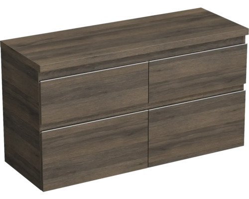 Waschtischunterschrank Jungborn Trenta 116,7x64,6x44,5 cm eiche holzdekor TRE DESK 120D 4Z S 25