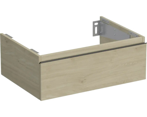 Waschtischunterschrank Jungborn Trenta 70x26x49,8 cm eiche holzdekor TRE DESK SS 70 1Z B 70