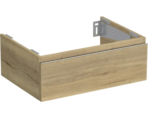 Waschtischunterschrank Jungborn Trenta 70x26x49,8 cm eiche holzdekor TRE DESK SS 70 1Z S 80