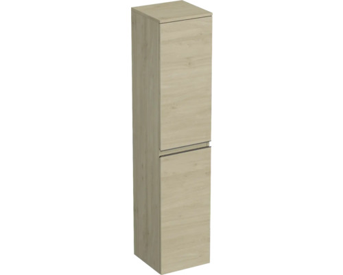 Hochschrank Jungborn Trenta 35x161,8x35 cm eiche holzdekor TRE SV 35 L B 70 Hochschrank mit zwei Türen für das Badezimmer
