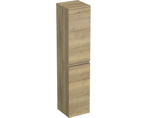 Hochschrank Jungborn Trenta 35x161,8x35 cm eiche holzdekor TRE SV 35 L B 80 Hochschrank mit zwei Türen für das Badezimmer
