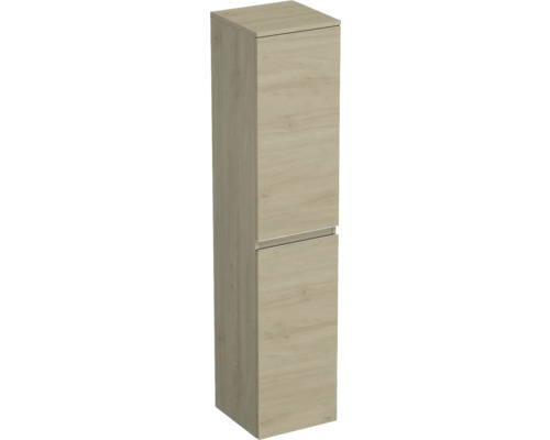 Hochschrank Jungborn Trenta 35x161,8x35 cm eiche holzdekor TRE SV 35 L S 70 Schmaler Badezimmerschrank mit zwei Türen