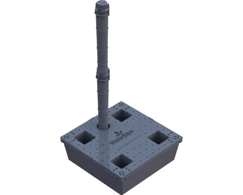 Wassertank BERA WaterUps Planter & Tree Wassersparsystem von außen befüllbar 20 l 40 x 40 x 13 cm