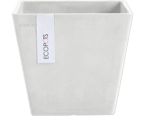 Quadratischer Blumentopf aus Kunststoff